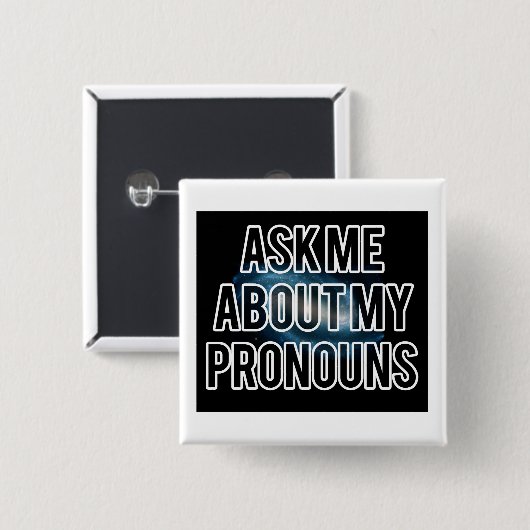 Galaxy Pronouns Button (Voorkant /achterkant)