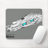 Galaxy Rhino Mousepad Muismat (Met muis)