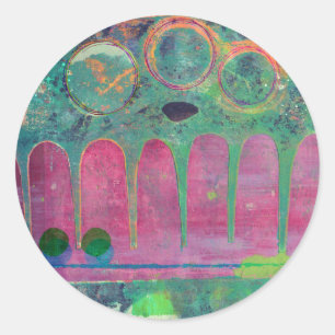 Galaxy Ronde Sticker