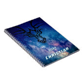 Galaxy ruimte draak naam notitieboek (Rechterzijde)