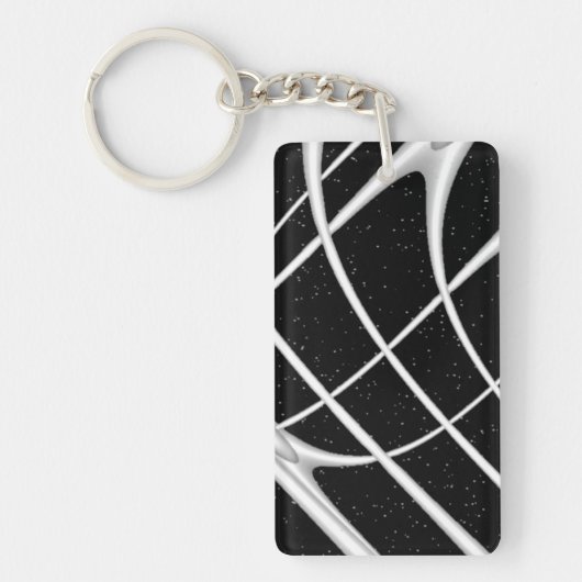Galaxy Ruimte Ontwerp Sleutelhanger (Voorkant)
