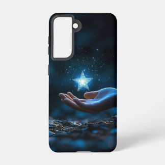 Galaxy S21 Stevige Hoes - Een Ster Dromenlandschap Samsung Galaxy Hoesje