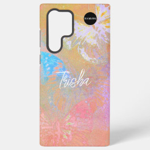 Galaxy Samsung Coque Butterfly Mix Distressed HAMbyWG