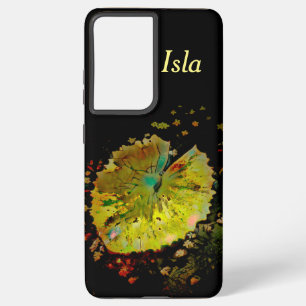 Galaxy Samsung S21+ Hoesje Digital Water Lily Pod Samsung Galaxy Hoesje