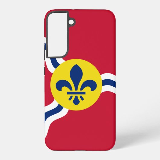 Galaxy Samsung S22 Plus Coque Drapeau de Saint-Louis (Verso)