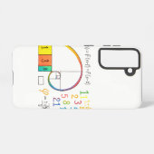 Galaxy Séquence Fibonacci Spiral Samsung Coque (Verso Horizontal)