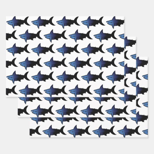 Galaxy Sharks Inpakpapier Vel (Set)