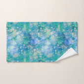 Galaxy Shimmer blue Bad Handdoek (Handdoek)