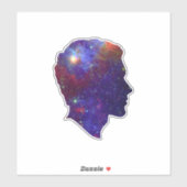 Galaxy Silhouette Sticker (Vel)