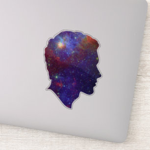 Galaxy Silhouette Sticker