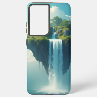 Galaxy Sky Island Falls Coque Dreamy Samsung Imaginaire c