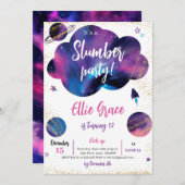 Galaxy Slumber Party Kaart (Voorkant / Achterkant)