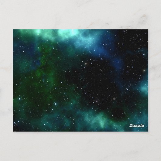 Galaxy sort de ce monde Invitation d'anniversaire (Dos)