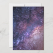 Galaxy Space Carte du monde Anniversaire (Dos)