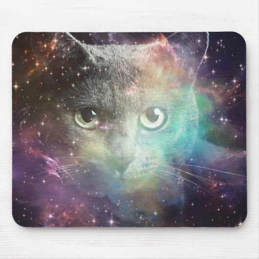 GALAXY SPACE CAT MUISMAT (Voorkant)