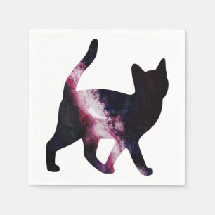 Galaxy Space Cat Servetten