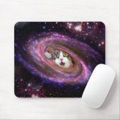 Galaxy Space Cats LOL Mousepad (horizontaal) Muismat (Met muis)