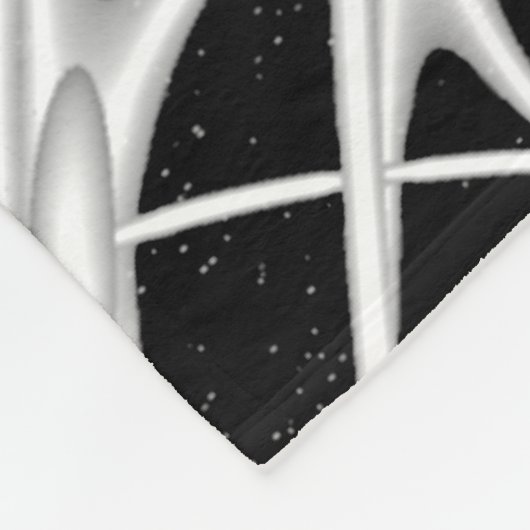 Galaxy Space Design Fleece Deken (Hoek)