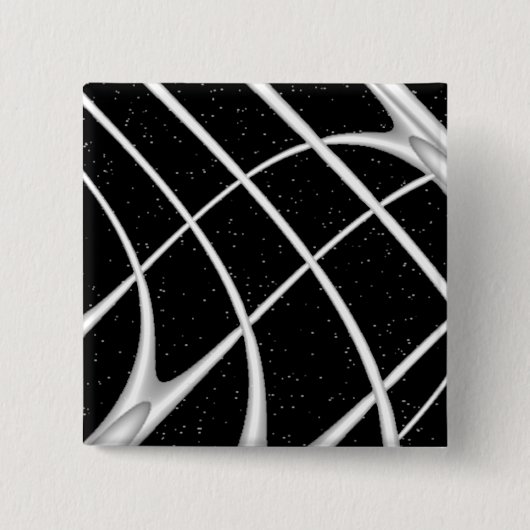 Galaxy Space Design Vierkante Button 5,1 Cm (Voorkant)