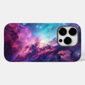 Galaxy space glitter nevel paarse roze universum Case-Mate iPhone case (Achterkant (horizontaal))