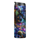Galaxy Space Nebula en Planets Thermosbeker (Geroteerd rechts)