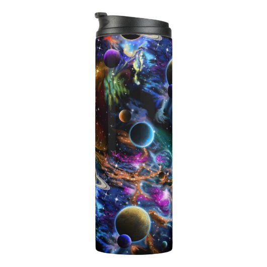 Galaxy Space Nebula en Planets Thermosbeker (Geroteerd rechts)