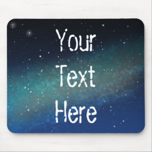 Galaxy Space Nebula Night Sky op maat Muismat
