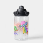 Galaxy Space Odyssey Waterfles (Achterkant)