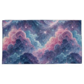 Galaxy Space Pillowcases – Starry Sky Matching Bed Kussensloop (Voorkant-Rechts)