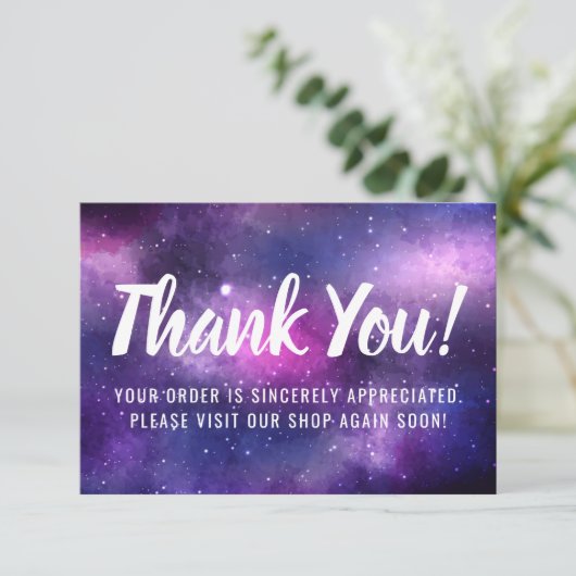 Galaxy Space Stars Ultra violet violet Merci (Debout devant)