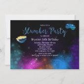 Galaxy Space Stwood Party Anniversaire Invitations (Devant)