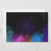 Galaxy Space Stwood Party Anniversaire Invitations (Dos)