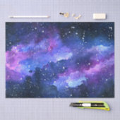 Galaxy Space Universe Waterverf Paars Tissuepapier (Craft)