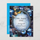 Galaxy Space Visitors Aankondigingskaart (Voorkant / Achterkant)