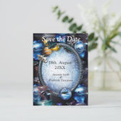 Galaxy Space Visitors Aankondigingskaart (Staand voorkant)