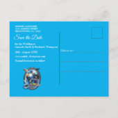 Galaxy Space Visitors Aankondigingskaart (Achterkant)