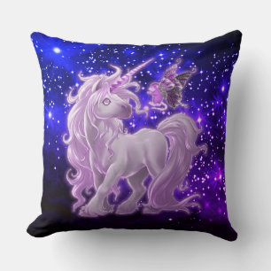 Galaxy Sparkle Roze Eenhoorn Kussen