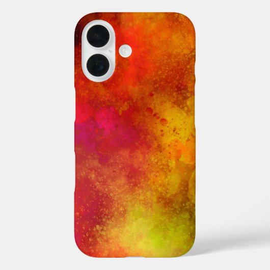 Galaxy Spray Paint Effect iPhone 16 Hoesje (Achterkant)