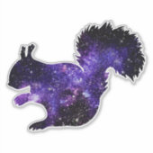 Galaxy Squirrel Sticker (Voorkant)
