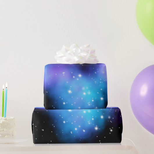 Galaxy Starlight Space Clouds Cadeaupapier (Feestgeschenken)