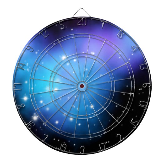 Galaxy Starlight Space Clouds Dartbord (Voorkant)
