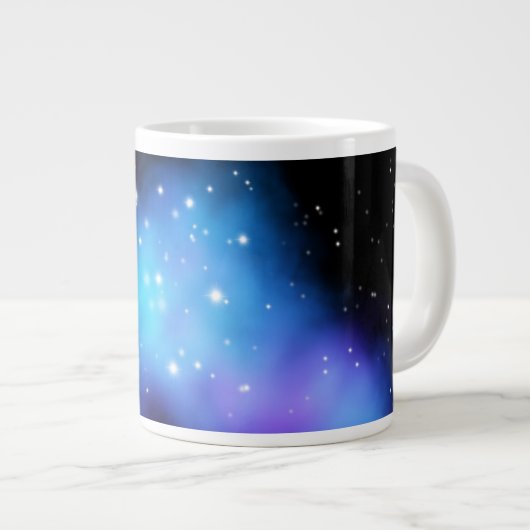 Galaxy Starlight Space Clouds Extra Grote Beker (Voorkant rechts)