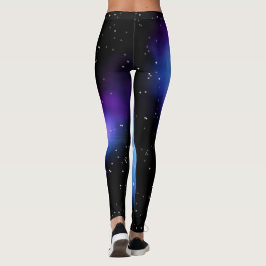 Galaxy Starlight Space Clouds Leggings (Achterkant)