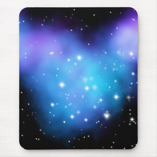 Galaxy Starlight Space Clouds Muismat (Voorkant)