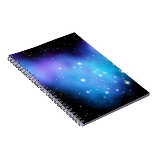 Galaxy Starlight Space Clouds Notitieboek (Rechterzijde)