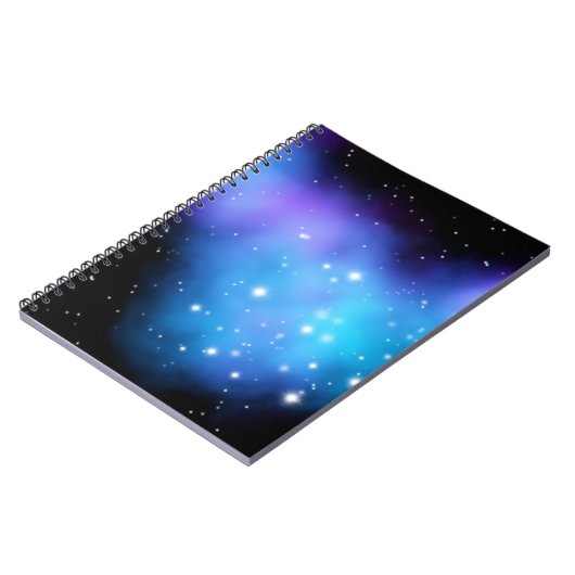 Galaxy Starlight Space Clouds Notitieboek (Linkerzijde)