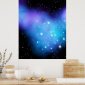 Galaxy Starlight Space Clouds Poster (Keuken)