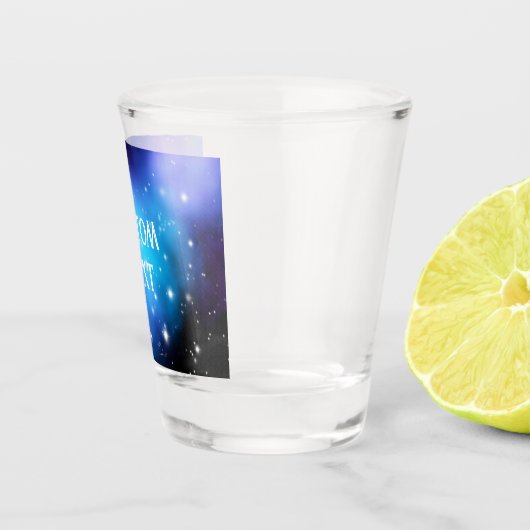 Galaxy Starlight Space Clouds Shot Glas (Rechts)