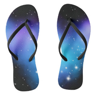 Galaxy Starlight Space Clouds Teenslippers