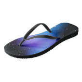 Galaxy Starlight Space Clouds Teenslippers (Schuin)